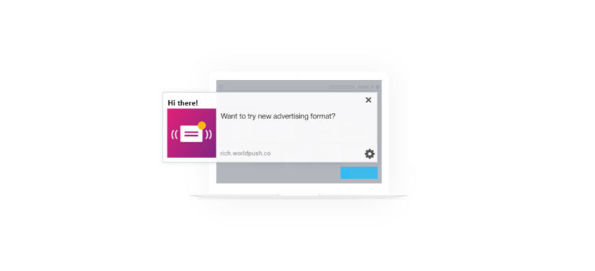 Push ads look differently in different browsers Push ad on Windows 7, 8, 10 Home, and 10 Pro in Firefox