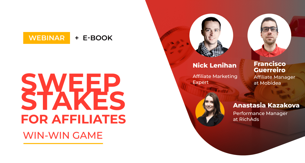 Watch the webinar “Sweepstakes for affiliates. Win-win game” for free