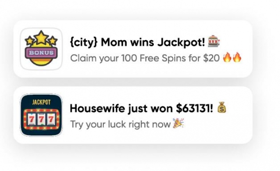 creative examples for Gambling niche