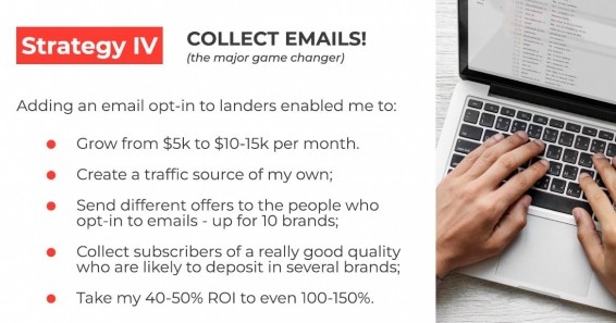 how to get maximum profit on gambling offers - collect emails