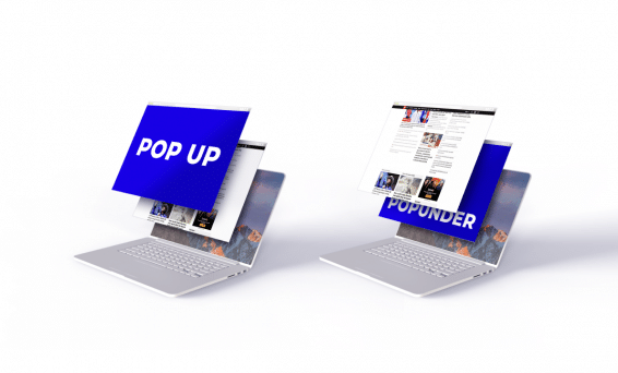 what is popunder and popup