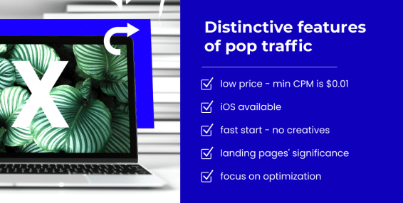 Features of pop traffic