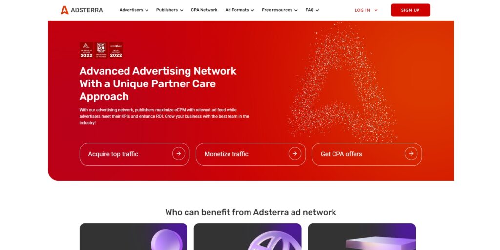 Popunder ad network review Adsterra