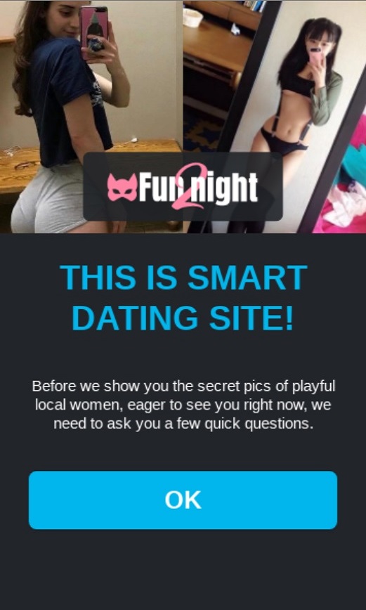 Dating vertical pre-landing page example in the affiliate marketing