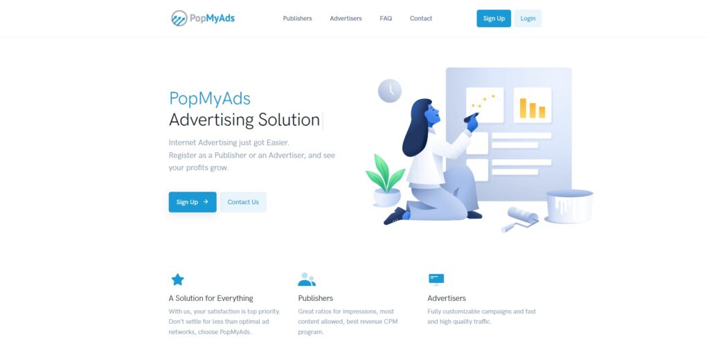 Popunder ad network review PopMyAds