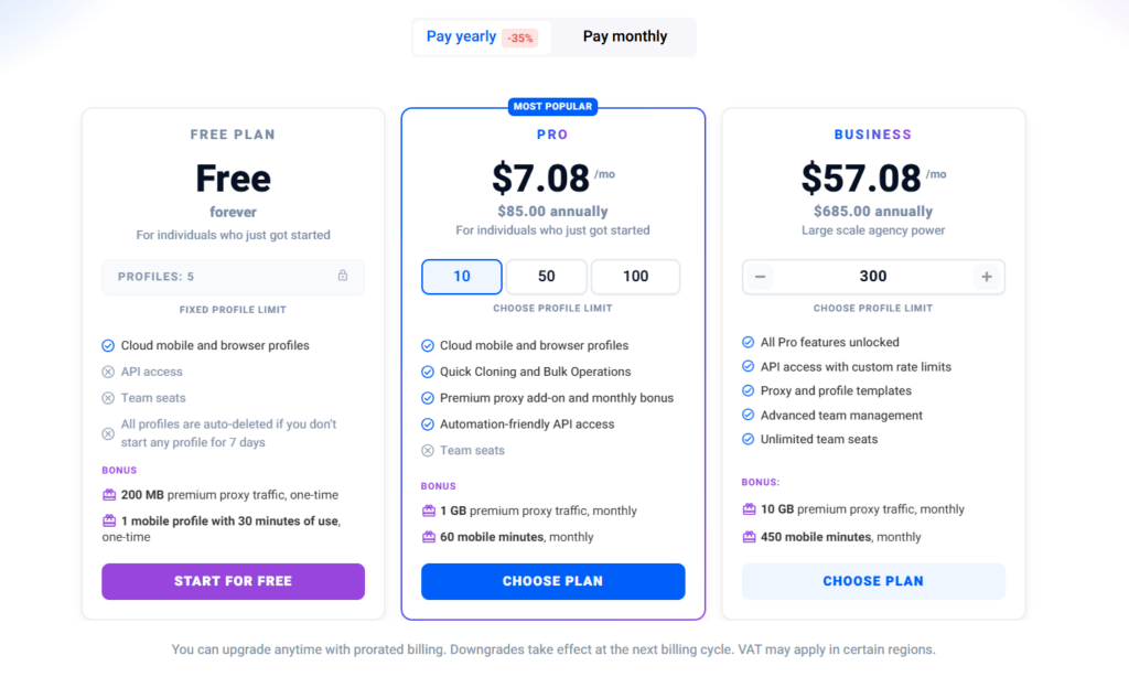 multilogin browser prices