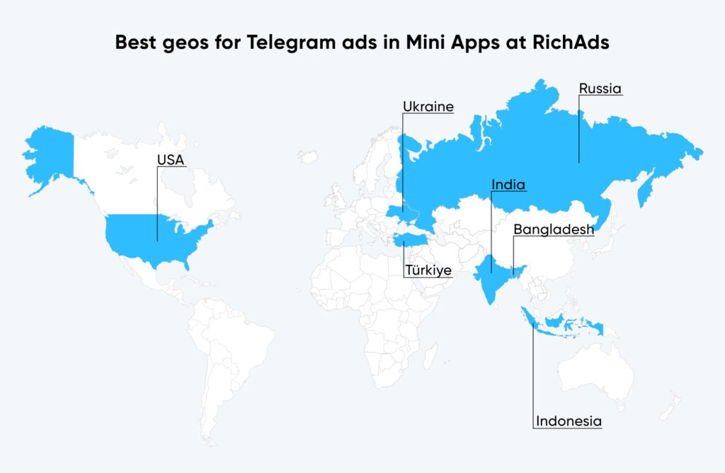 Лучшие гео для Телеграм-рекламы