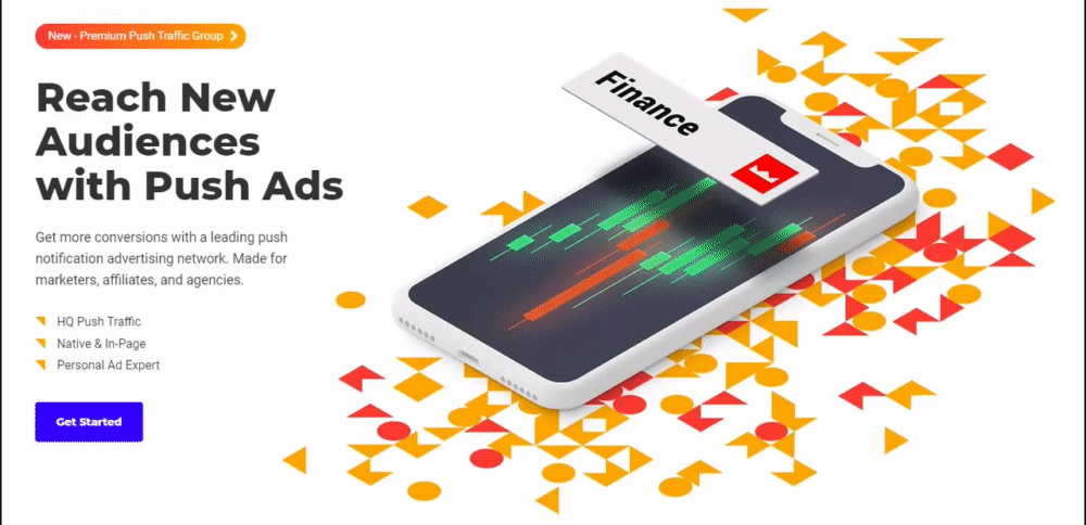 push ads traffic