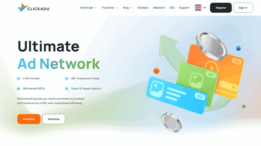 clickadu video ad network
