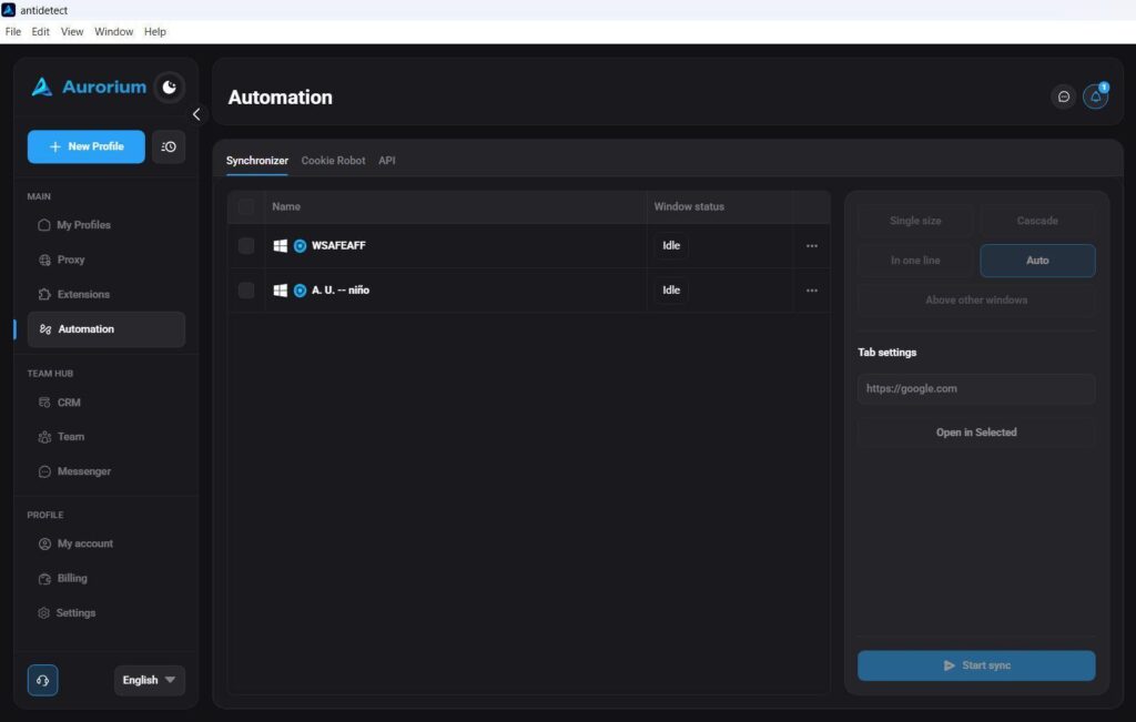 browser automation