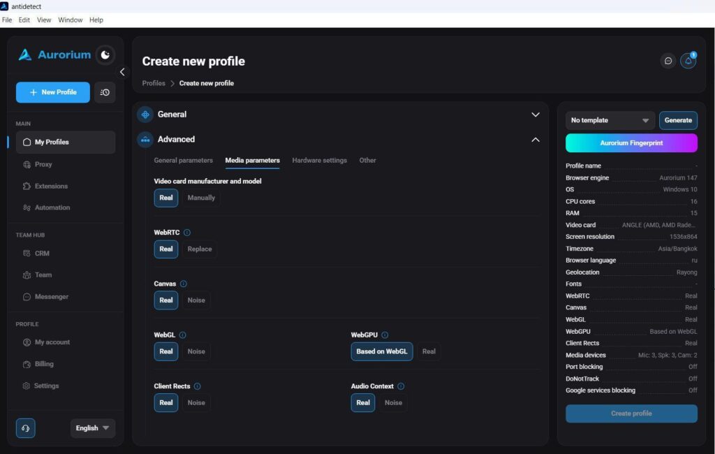 Aurorium browser work