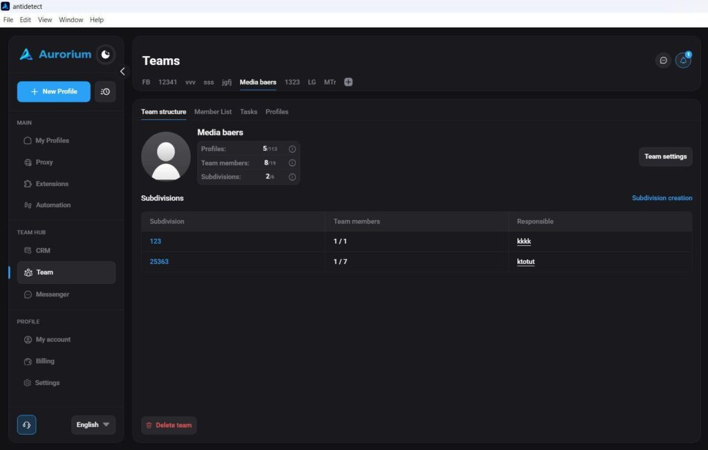 Aurorium browser features