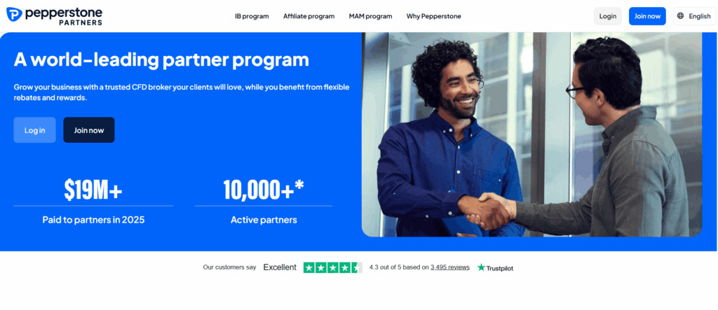 forex affiliate program pepperstone