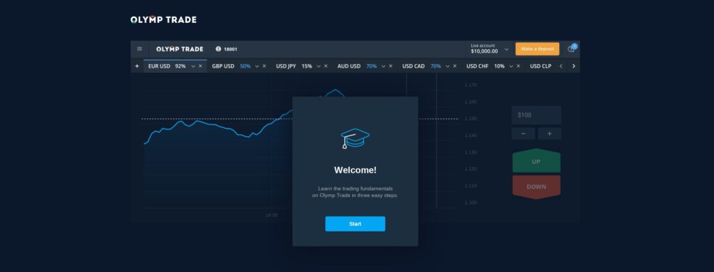 Ejemplo de anuncios pop up creativos para ofertas de finanzas