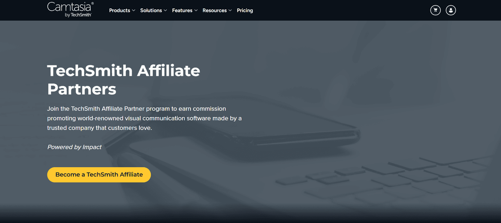 Camtasia video affiliate program