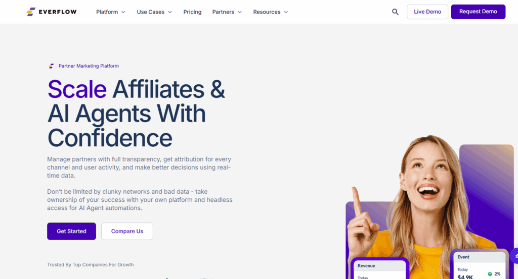 Everflow Gambling affiliate marketing software