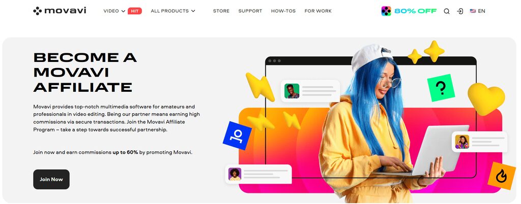Movavi video affiliate program