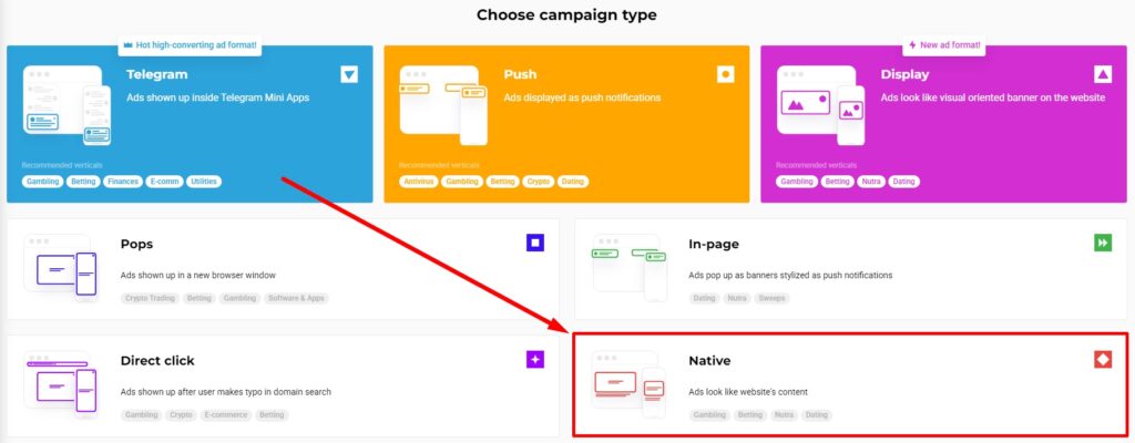 Cómo comprar tráfico de publicidad nativa