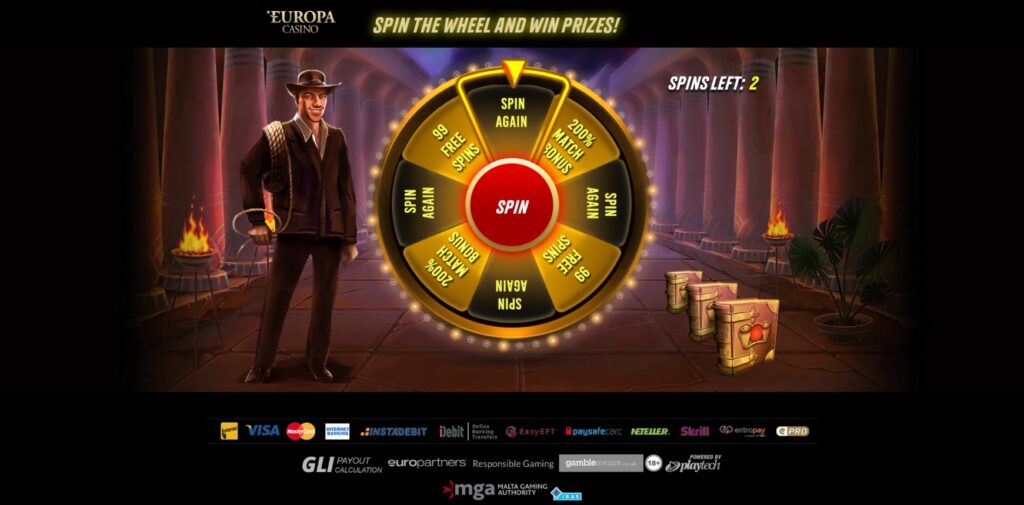 Ejemplo de anuncios pop up creativos para ofertas de Gambling
