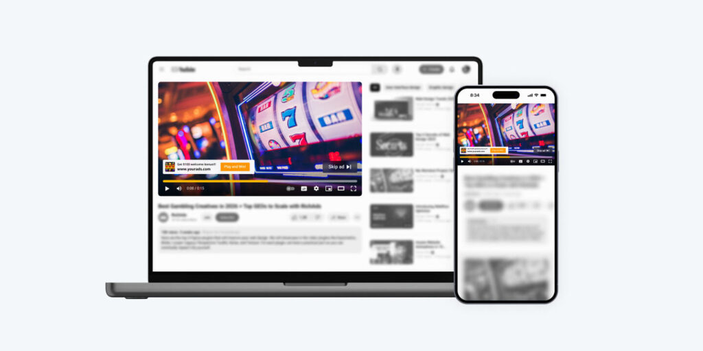 Ejemplo de anuncios de video pre-roll