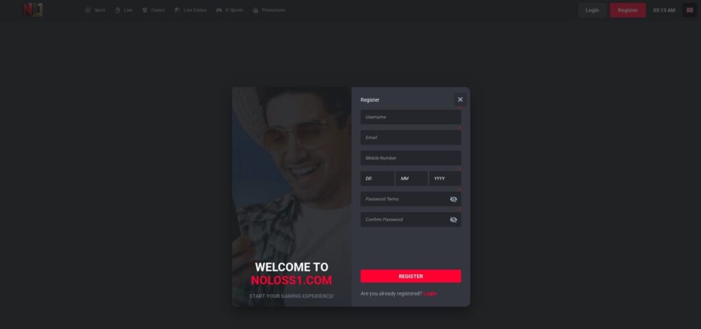 pop up publicidad formulario de registro