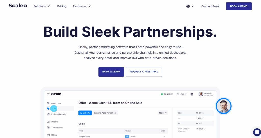 Scaleo Gambling affiliate marketing software
