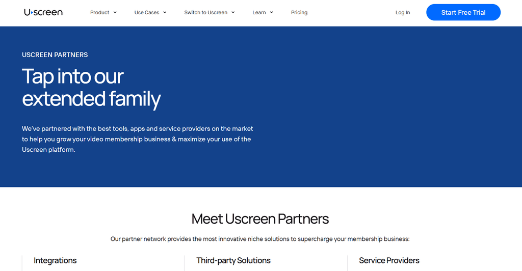 Uscreen video affiliate program