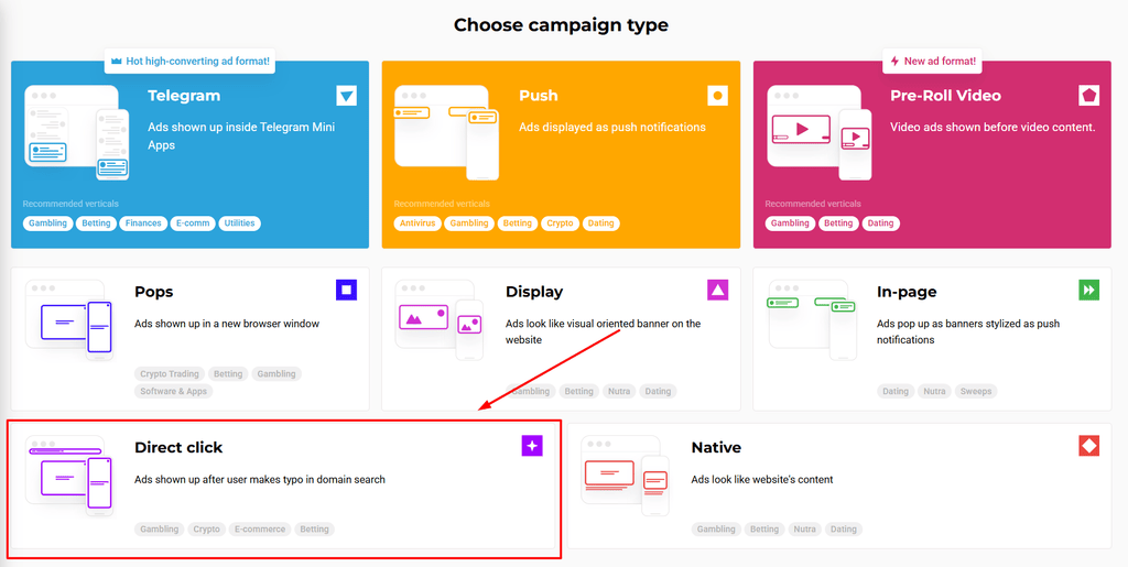direct click campaign