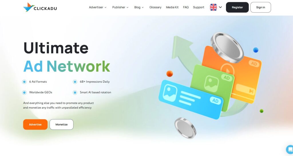 cpc ad network clickadu