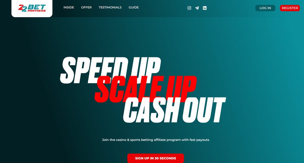 22Bet Partners sports betting affiliate program