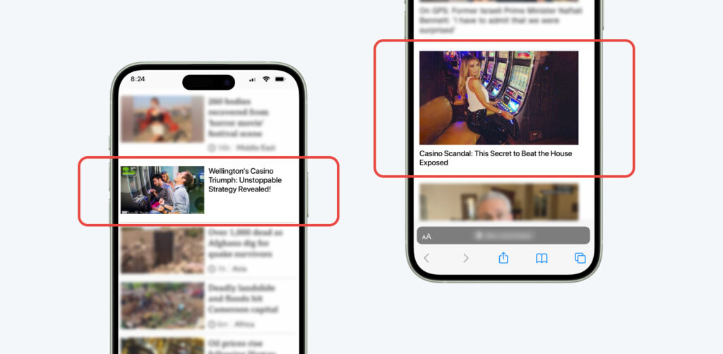 anuncios nativos para Gambling