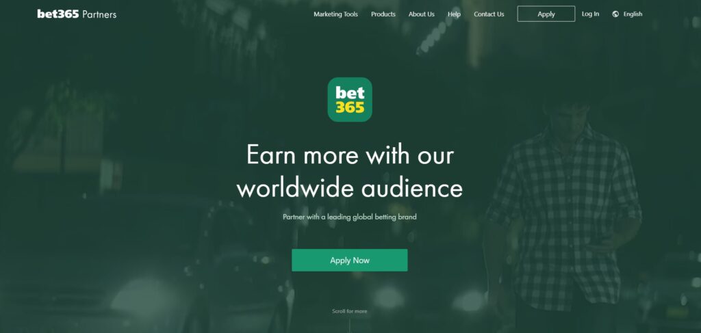 Bet365 Partners sports betting affiliate program
