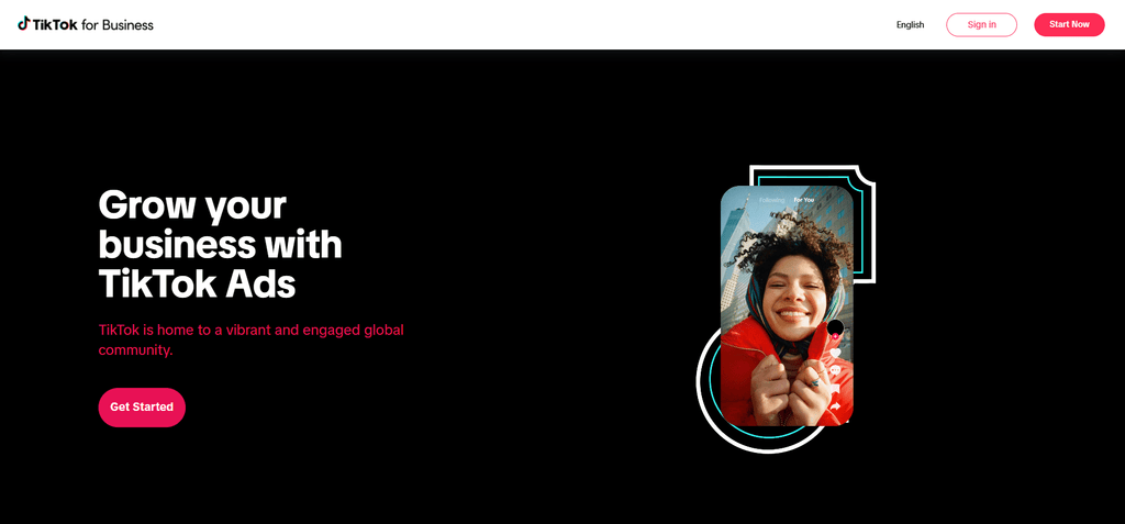 Plataforma de publicidad TikTok Ads