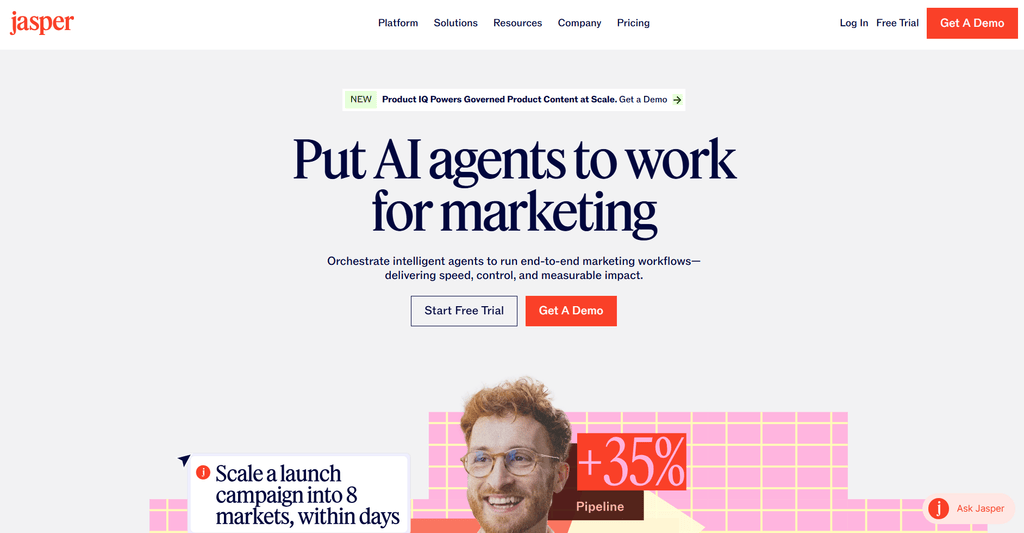 Jasper AI ad generator