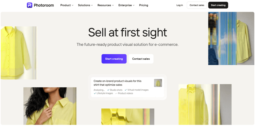 Photoroom AI ad generator
