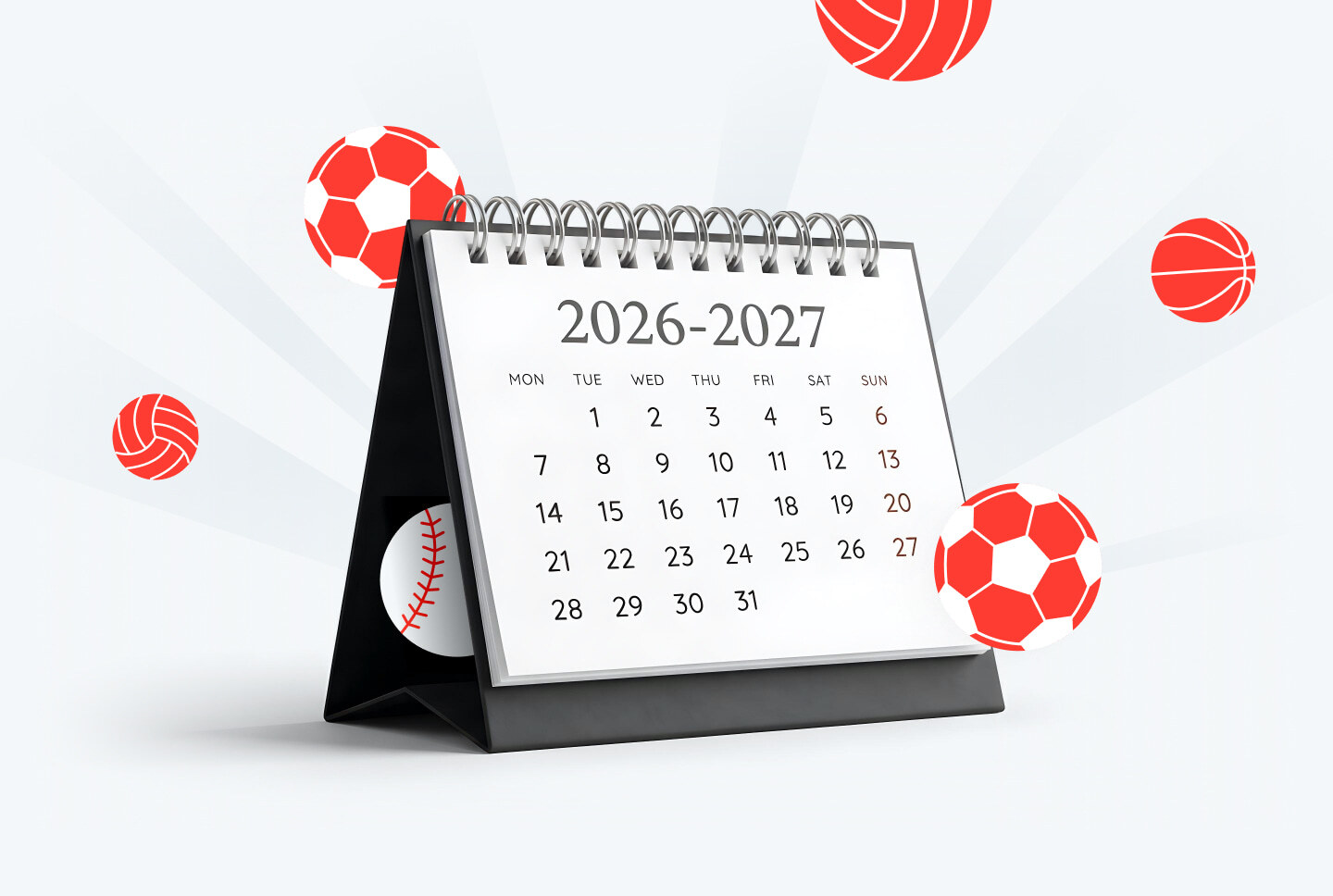 sports event calendar 2026-2027